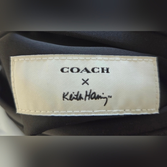 COACH KEITH HARING REVERSIBLE SATIN JACKET. - Picture 5 of 7